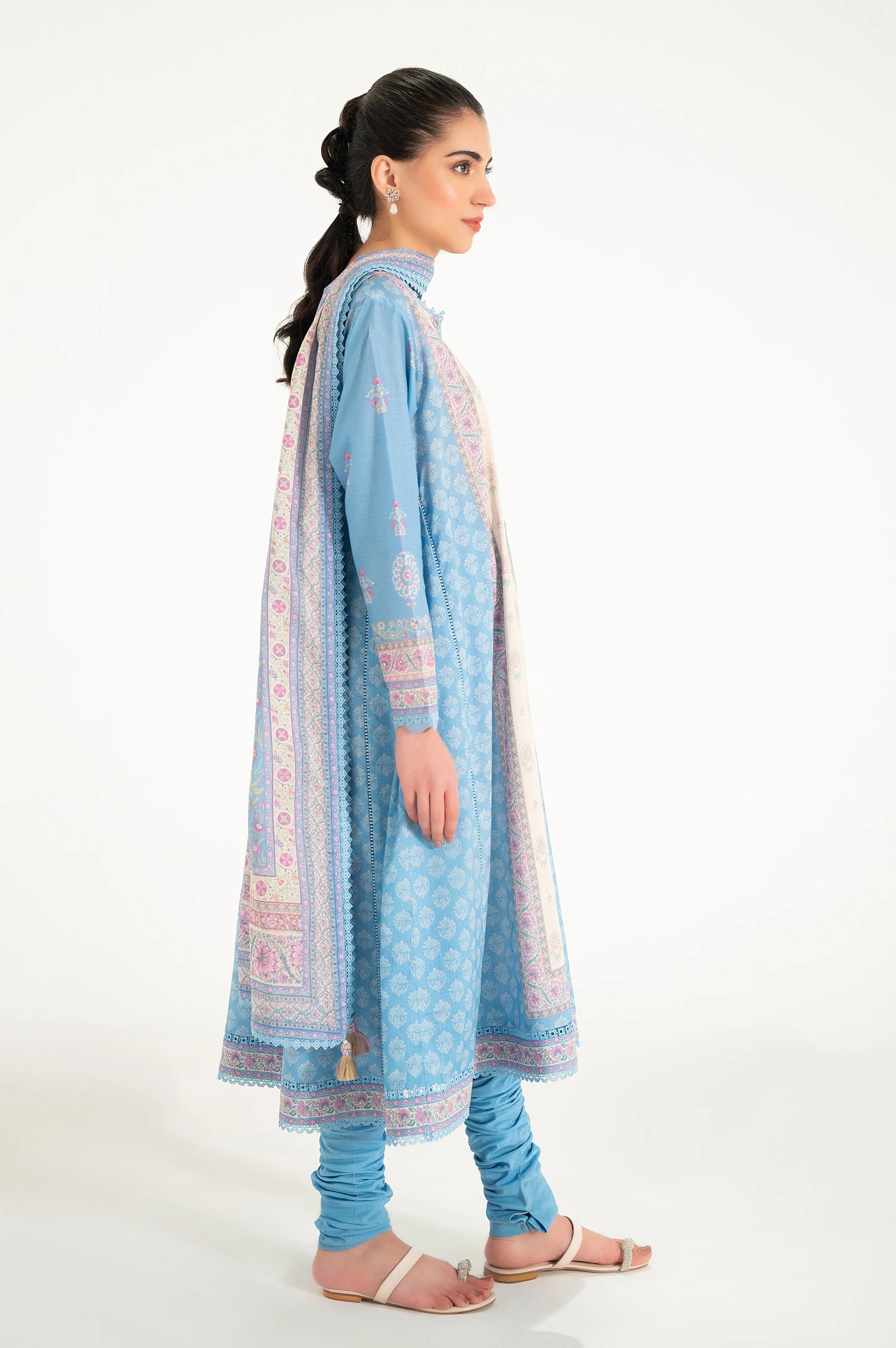 UNSTITCHED PRINTED SUIT - Image 2
