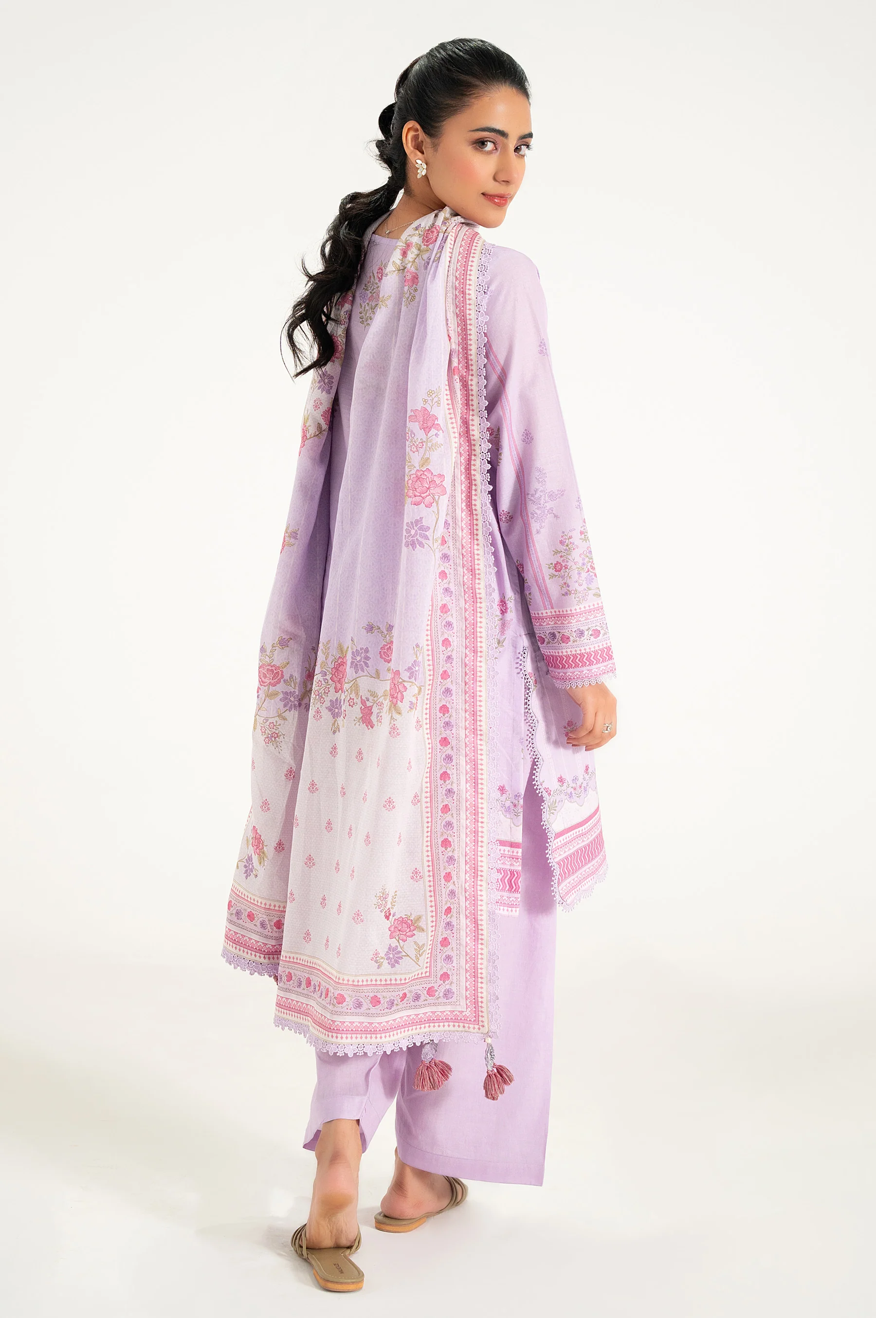 UNSTITCHED PRINTED SUIT - Image 3