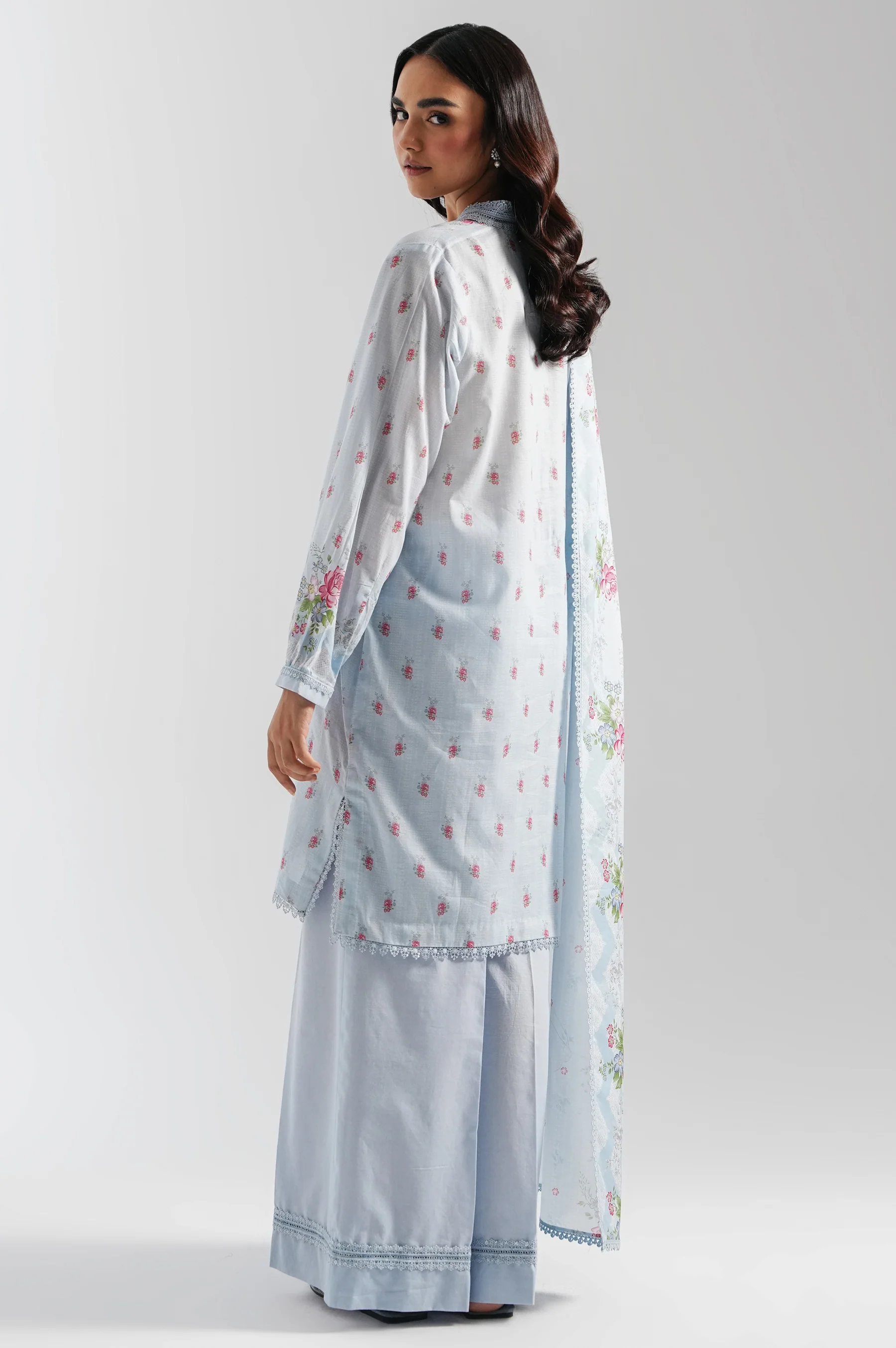 UNSTITCHED PRINTED SUIT - Image 5