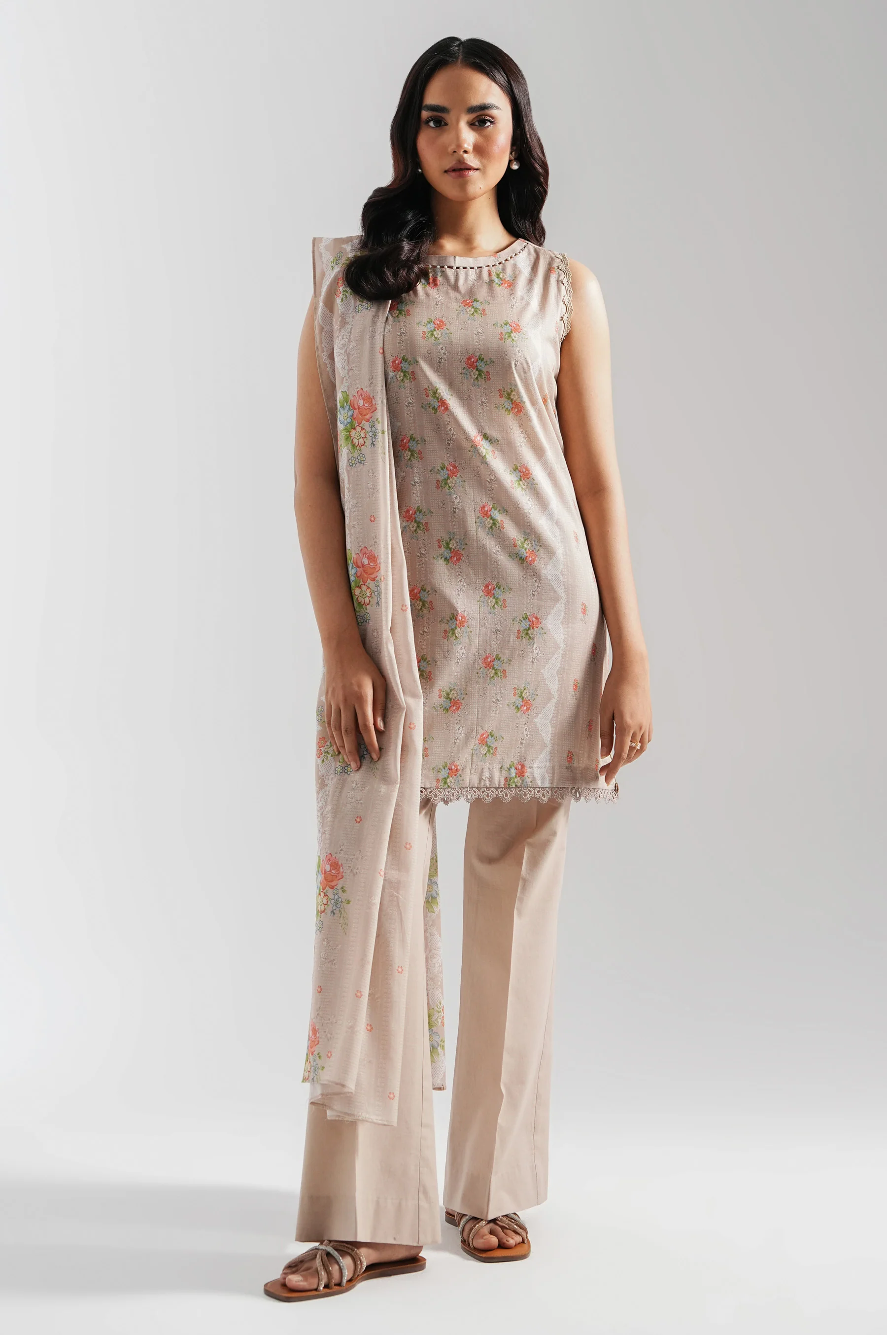 UNSTITCHED PRINTED SUIT - Image 6