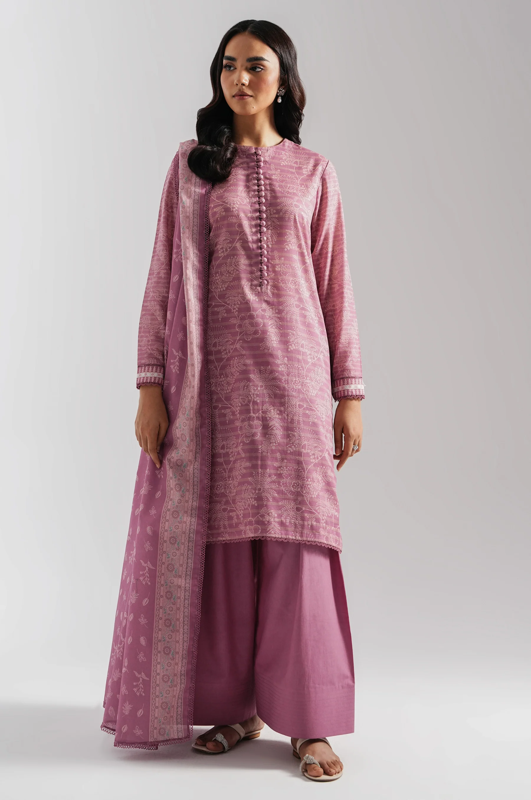 UNSTITCHED PRINTED SUIT - Image 2