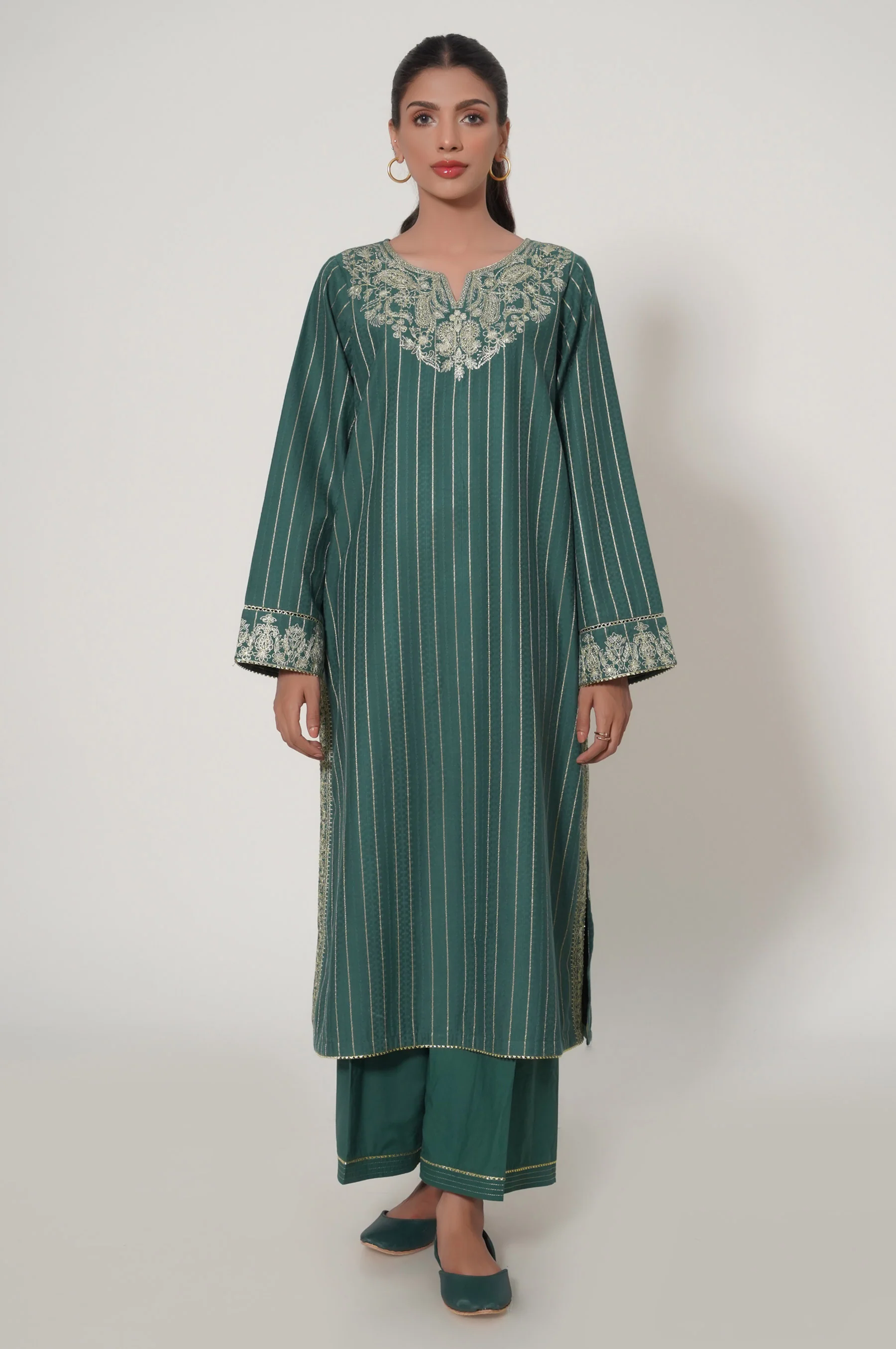Unstitched 3 Piece Dobby Mysuri Suit - Image 7