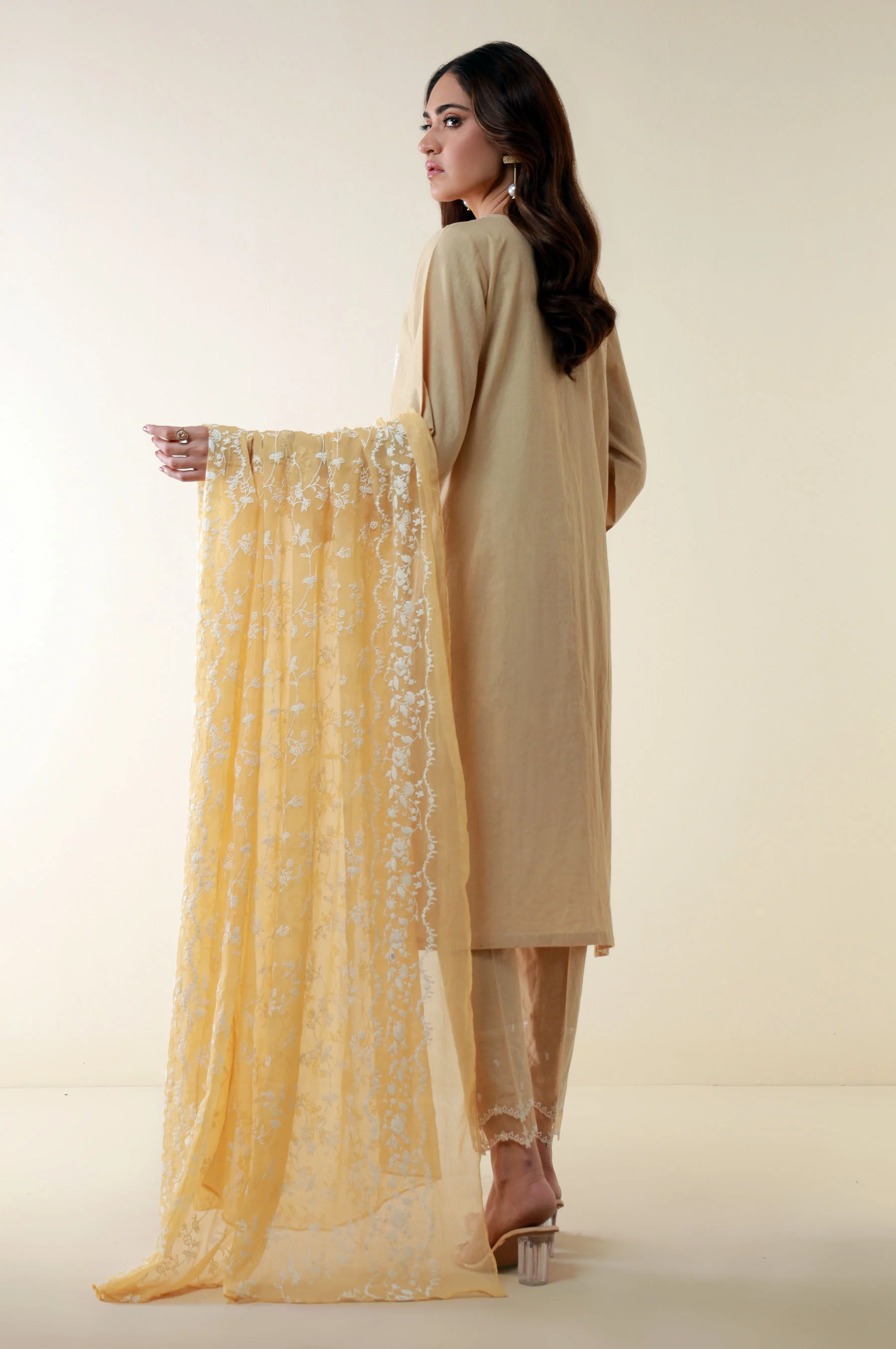 Unstitched 3 Piece Embroidered Cambric Suit - Image 6