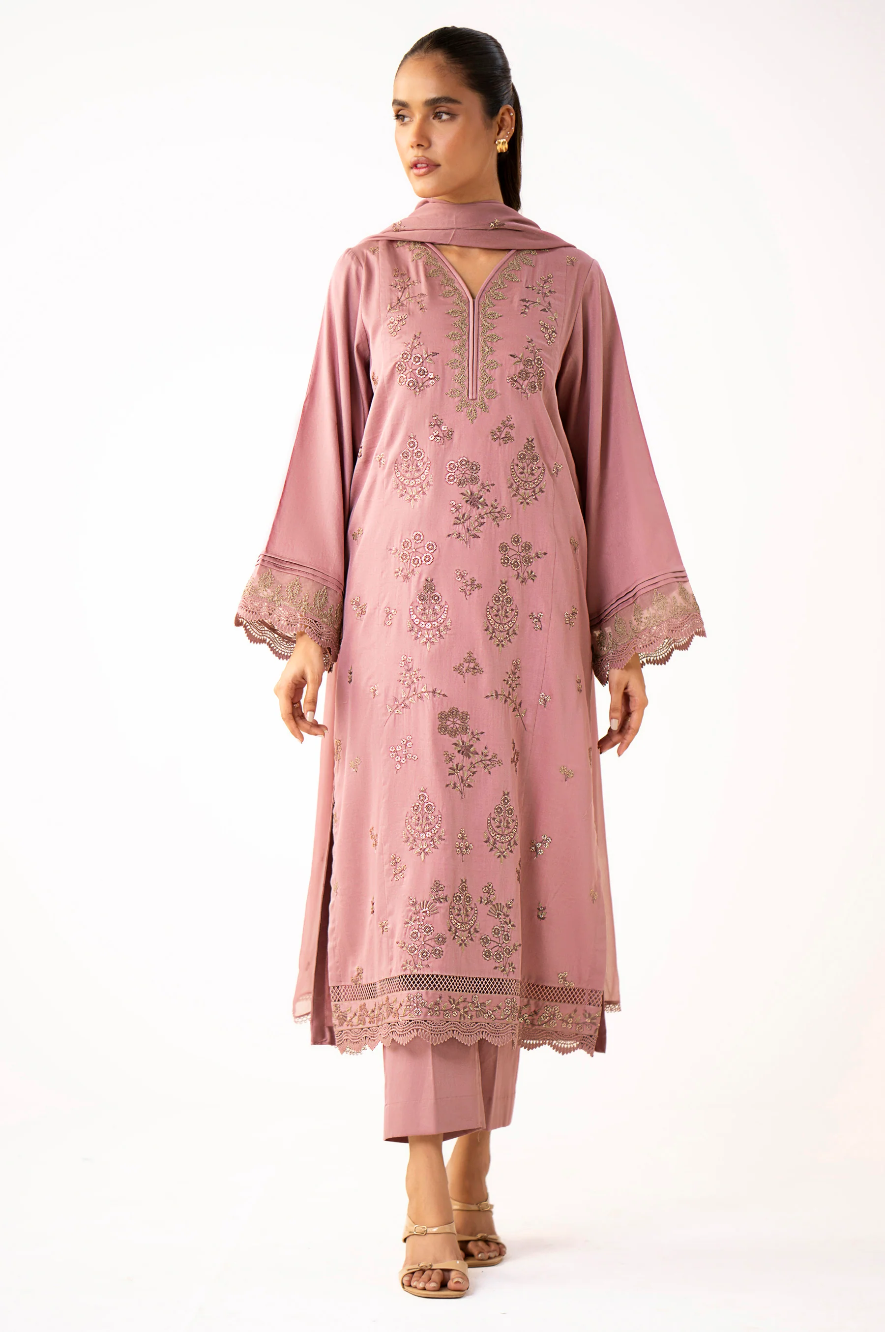 UNSTITCHED PRINTED SUIT