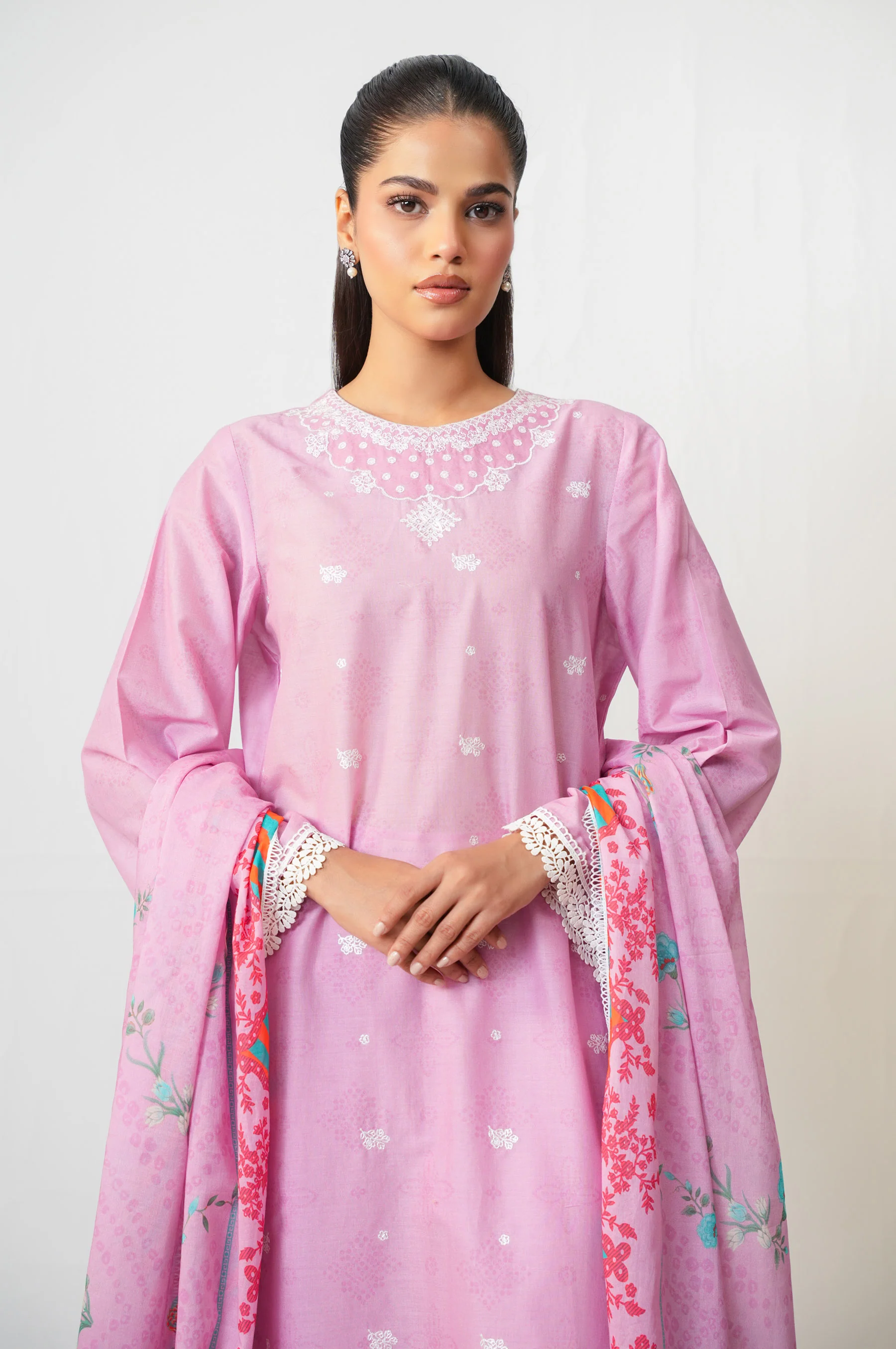 UNSTITCHED EMBROIDERED SUIT - Image 2