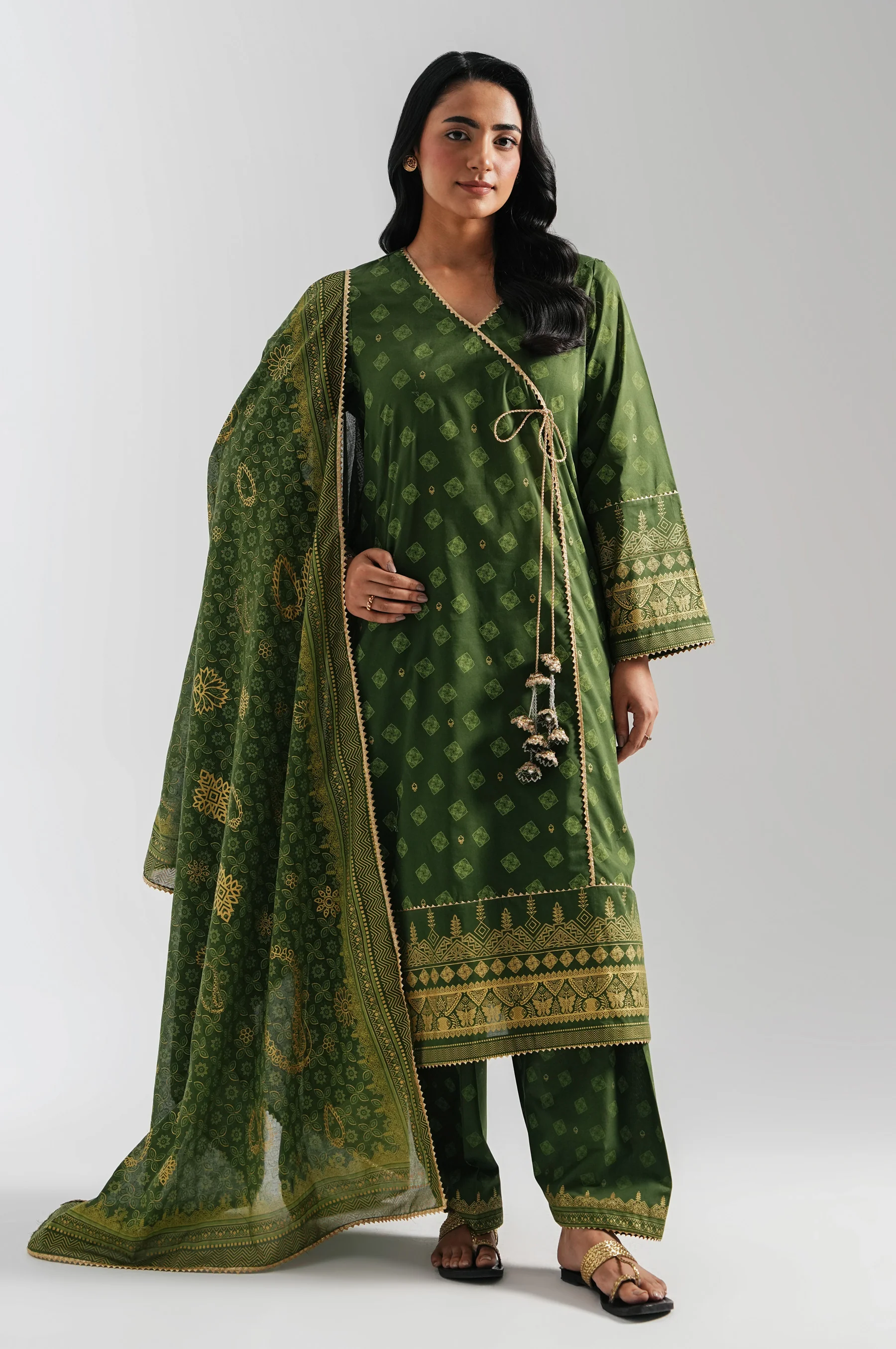 UNSTITCHED PRINTED SUIT