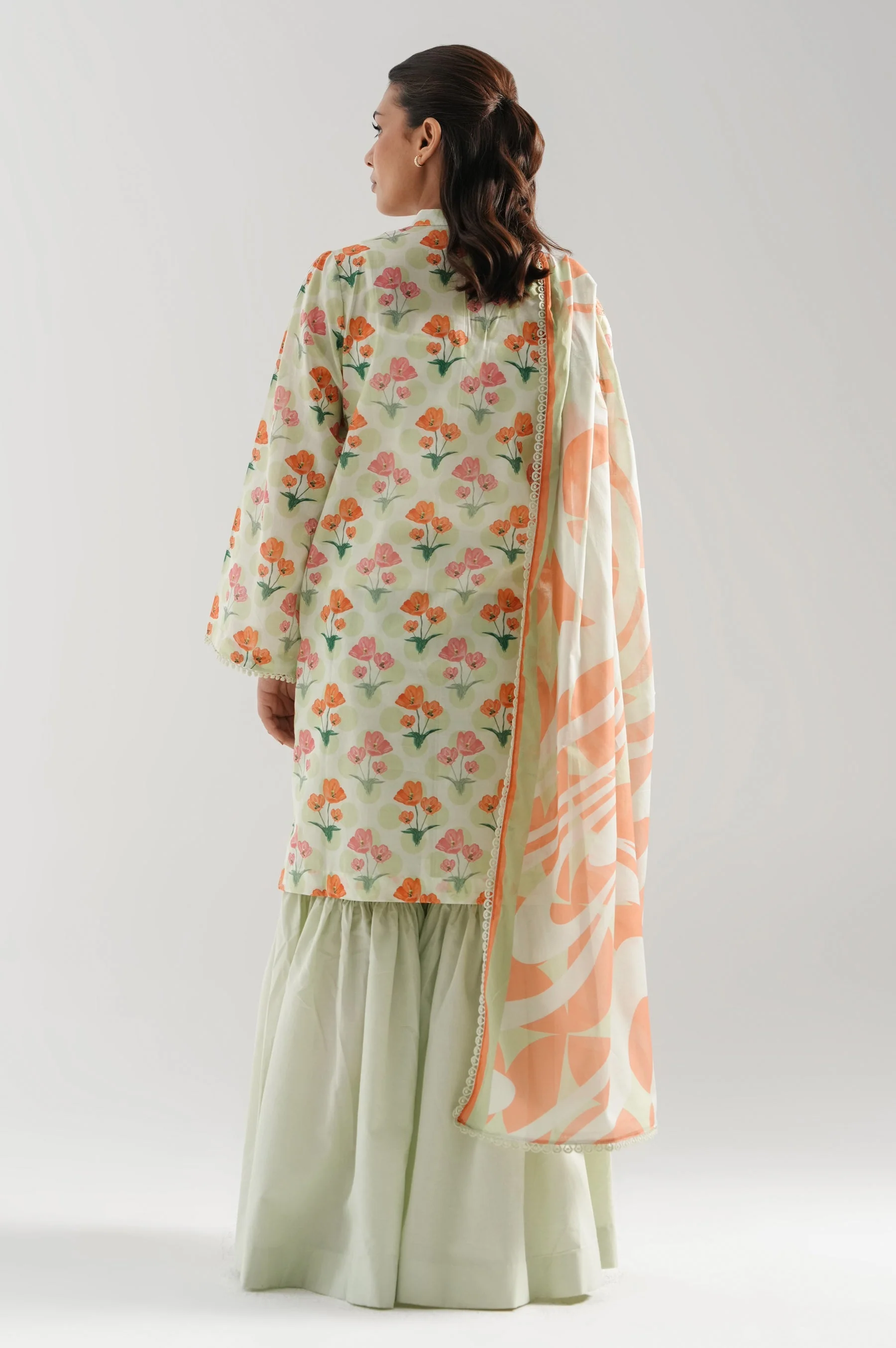 UNSTITCHED PRINTED SUIT - Image 10