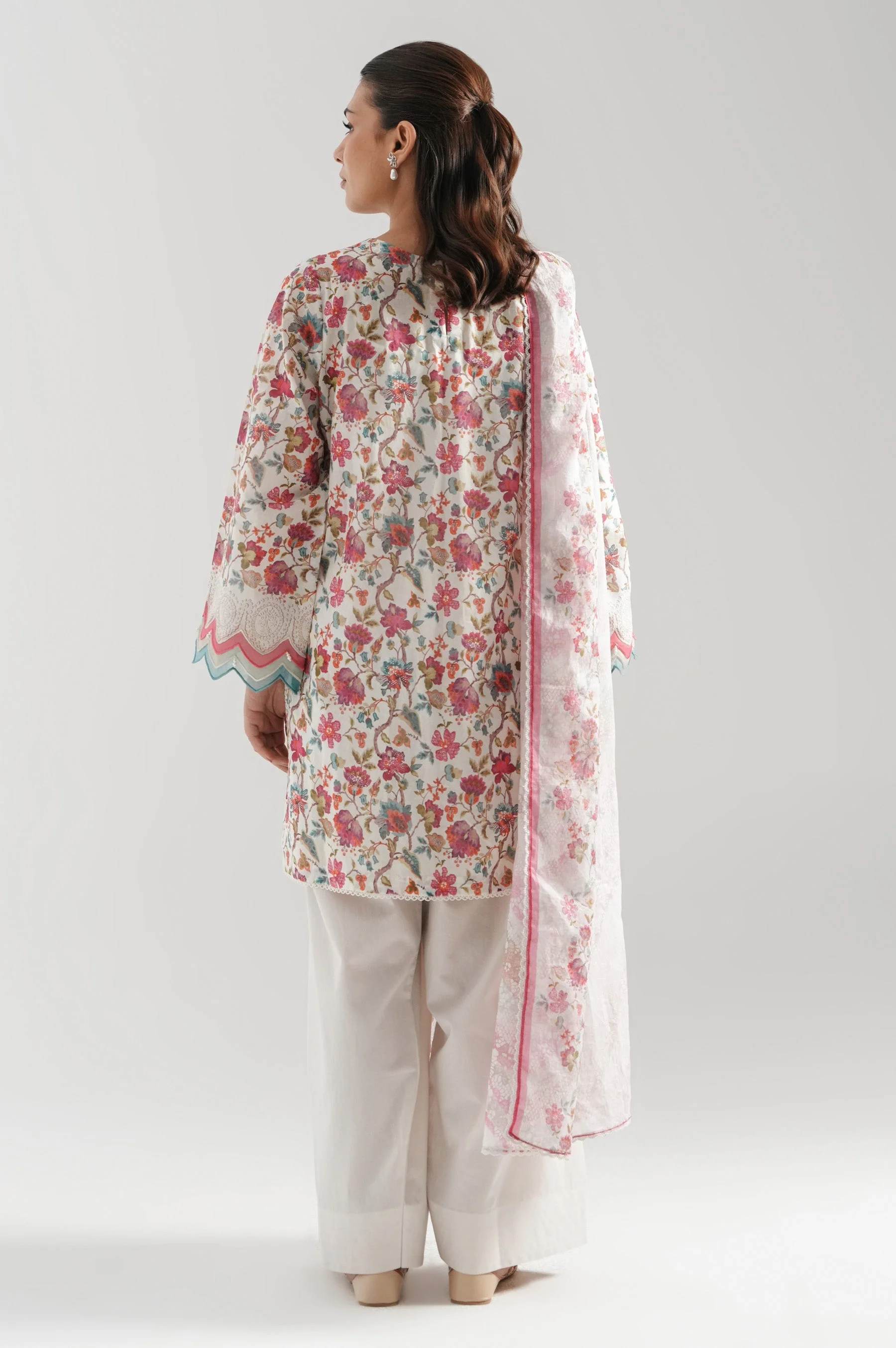 UNSTITCHED PRINTED SUIT - Image 10