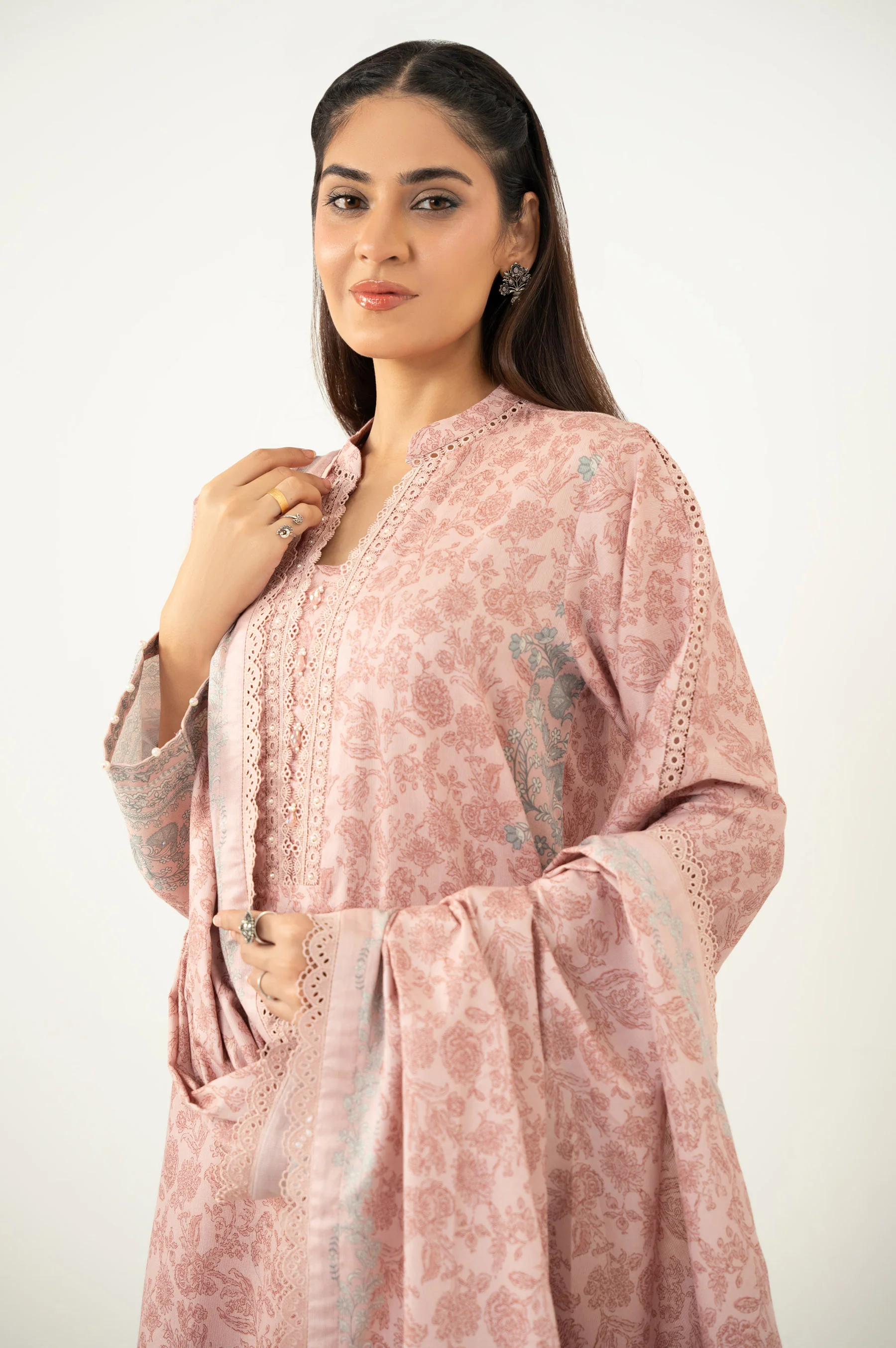 UNSTITCHED PRINTED SUIT - Image 2