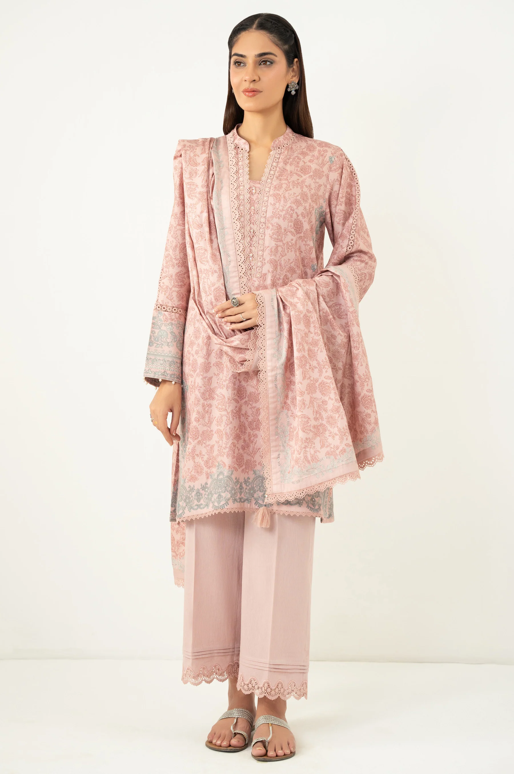 UNSTITCHED PRINTED SUIT - Image 3