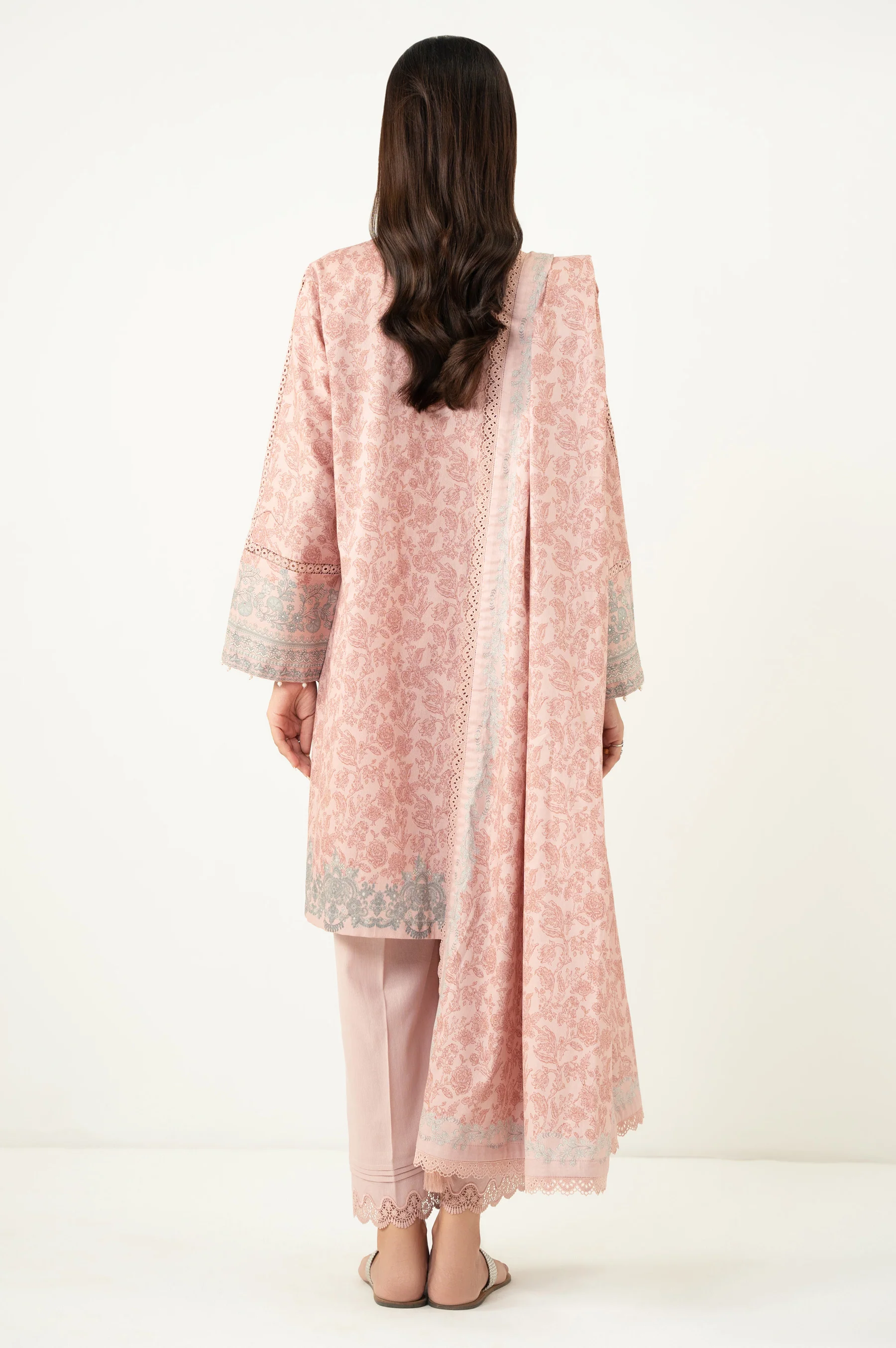 UNSTITCHED PRINTED SUIT - Image 6
