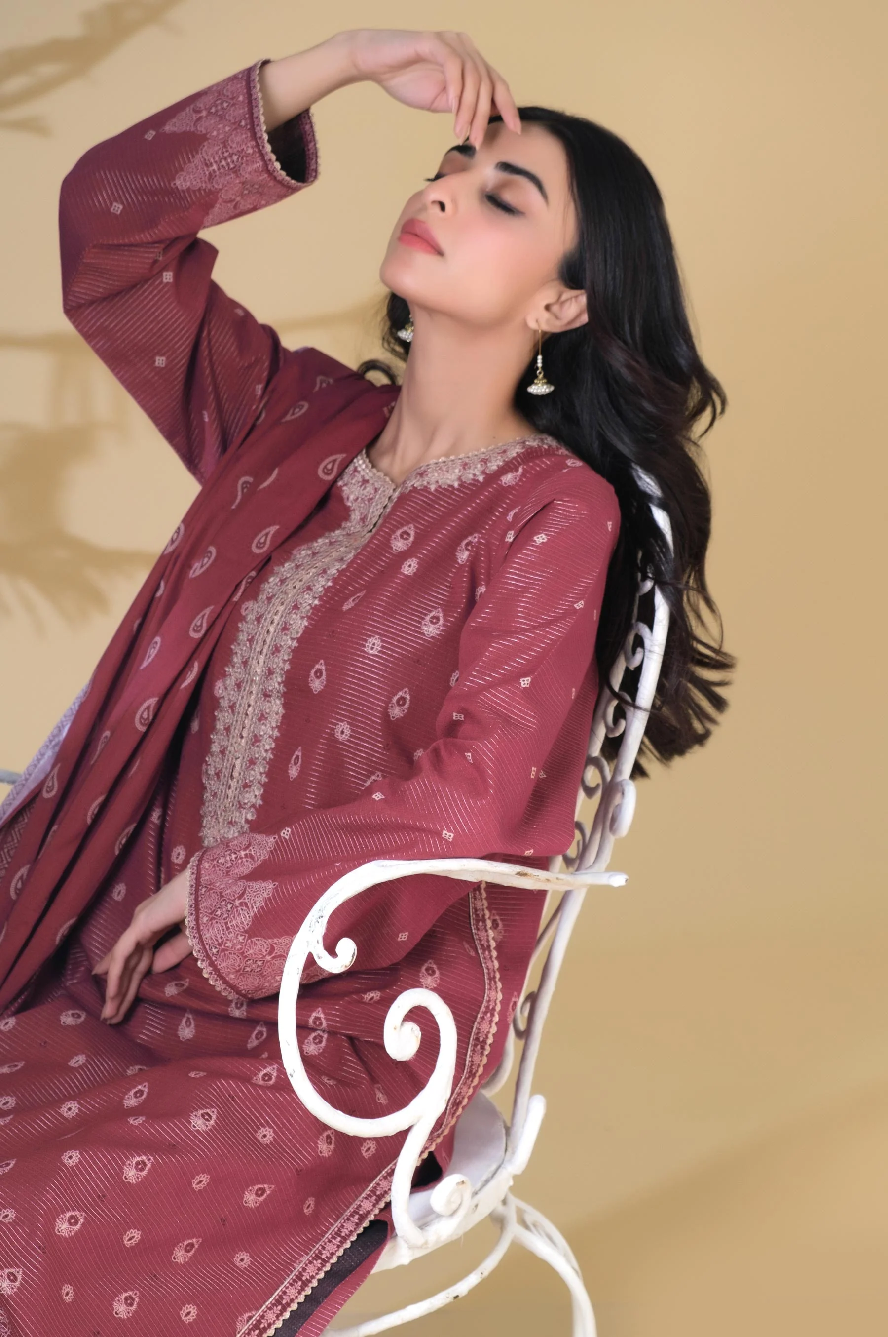 Unstitched 3 Piece Printed Masuri Lawn Suit - Image 3