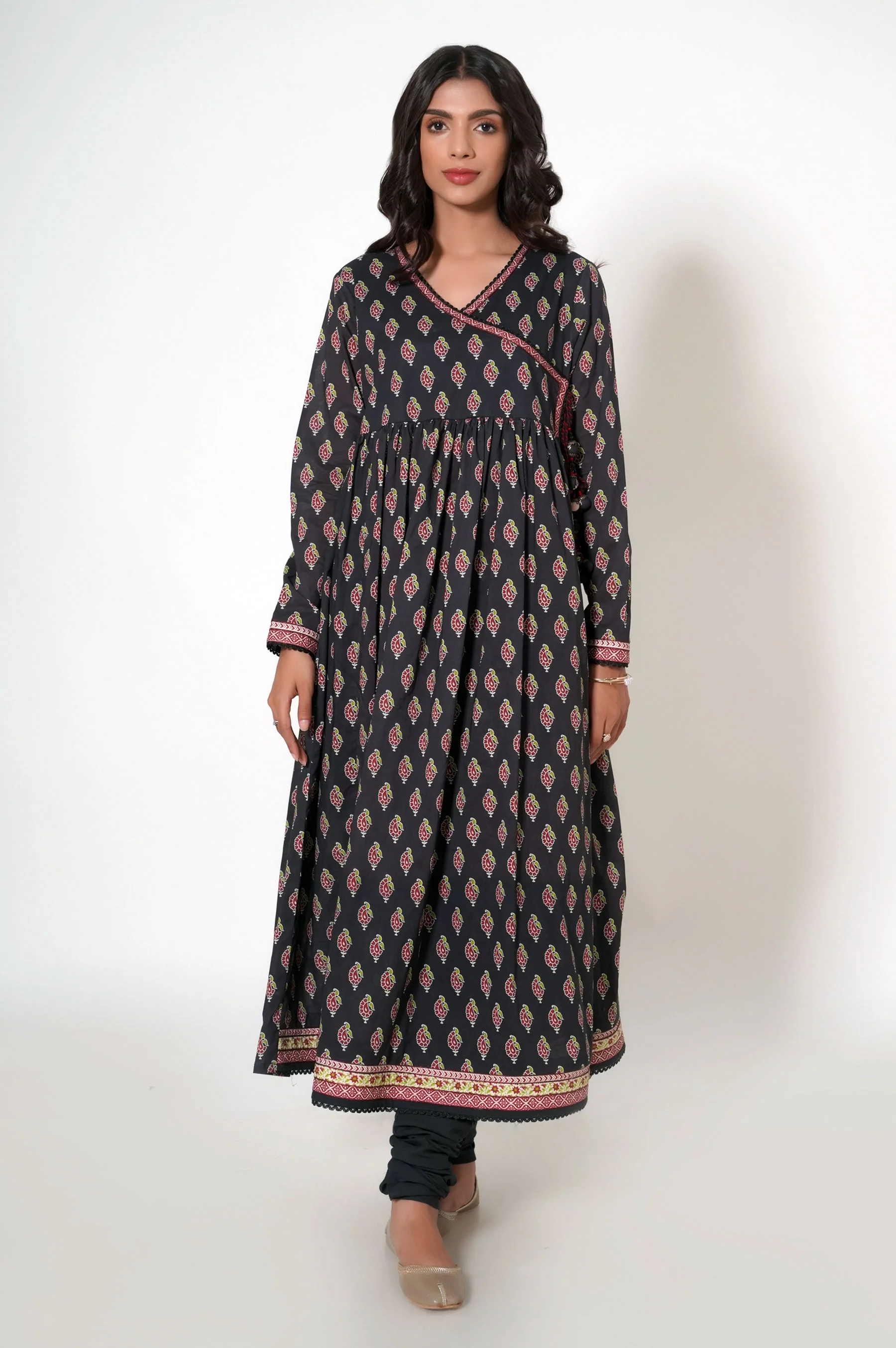 Unstitched 3 Piece Printed Lawn Suit - Image 2