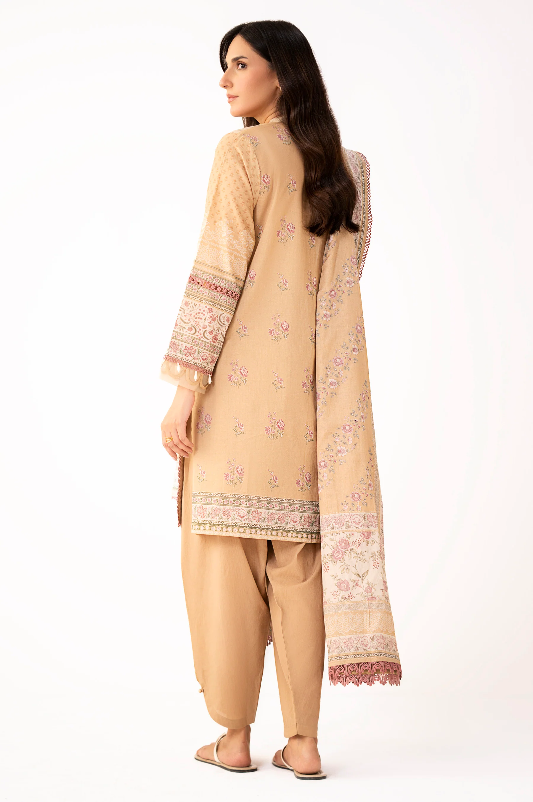 UNSTITCHED PRINTED SUIT - Image 4