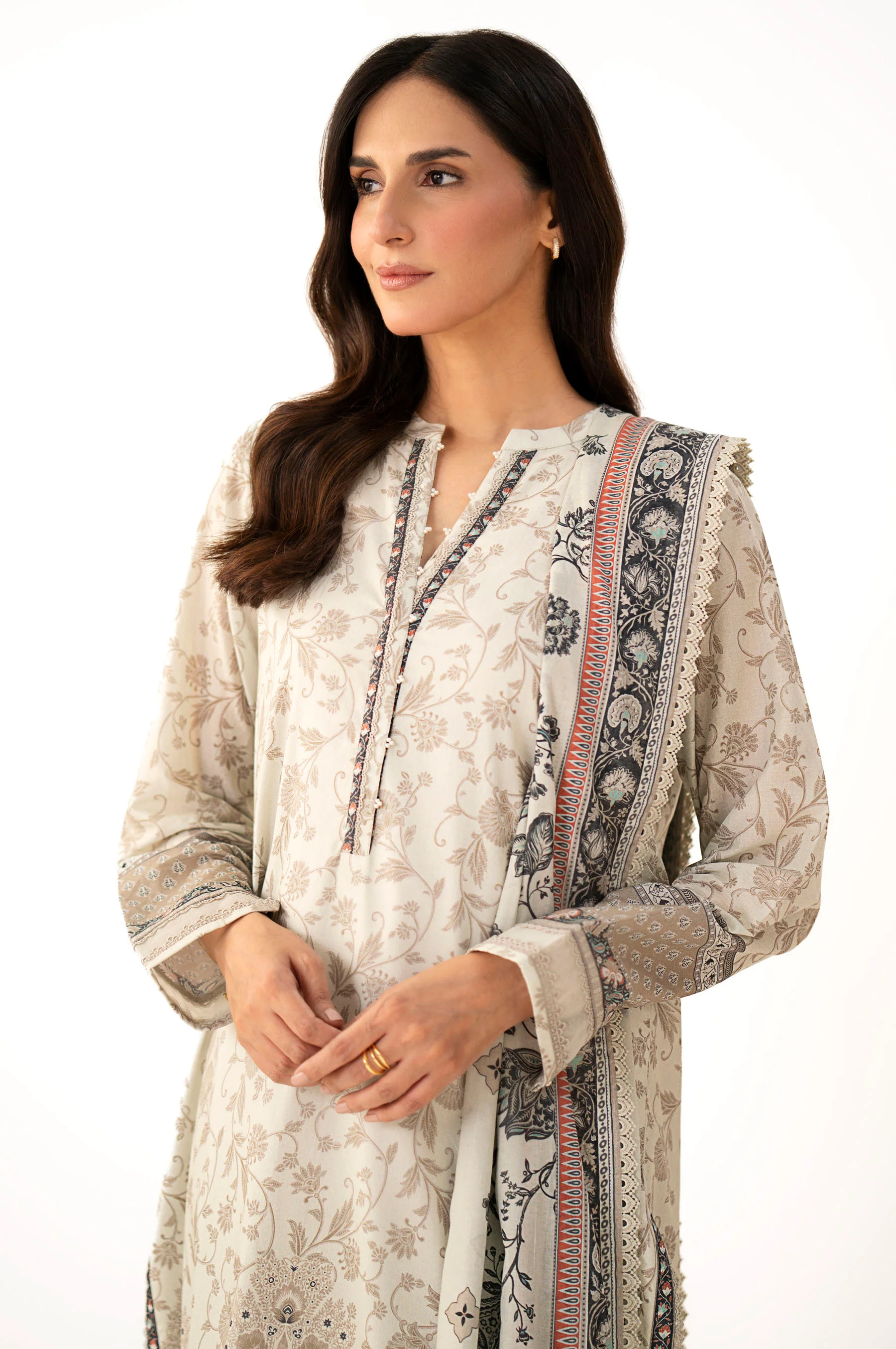 UNSTITCHED PRINTED SUIT - Image 3