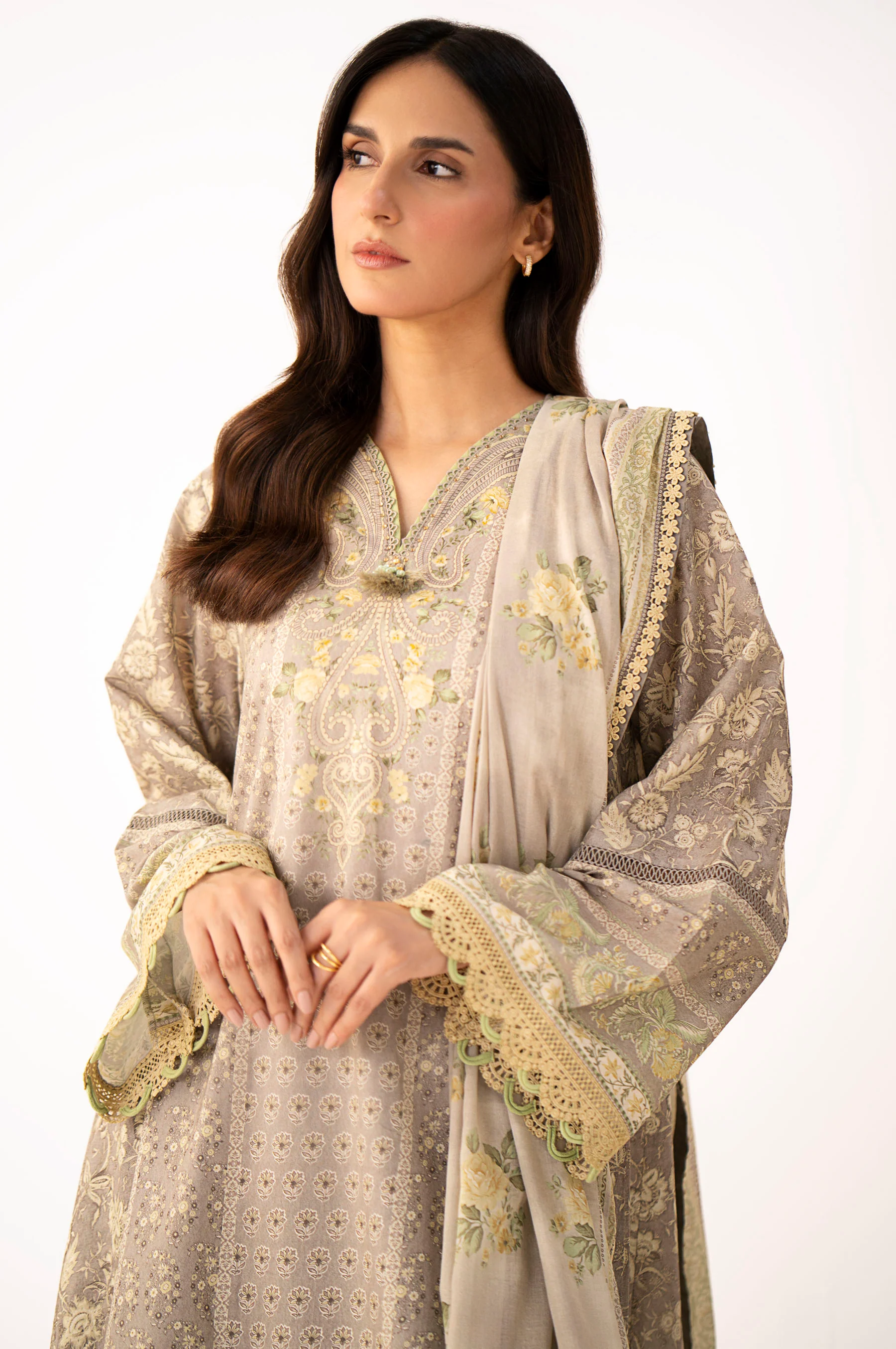 UNSTITCHED PRINTED SUIT - Image 2