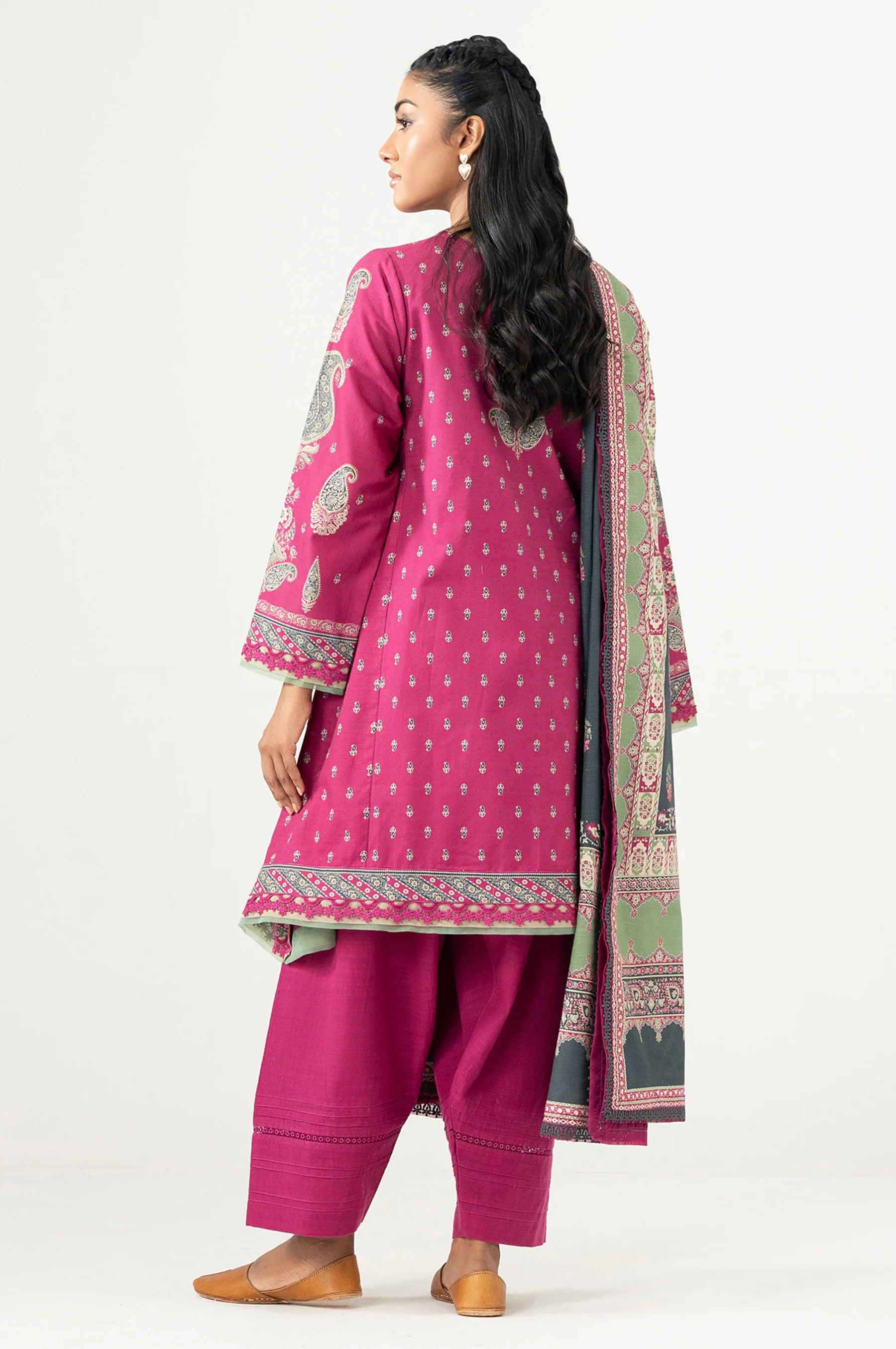 UNSTITCHED PRINTED SUIT - Image 3