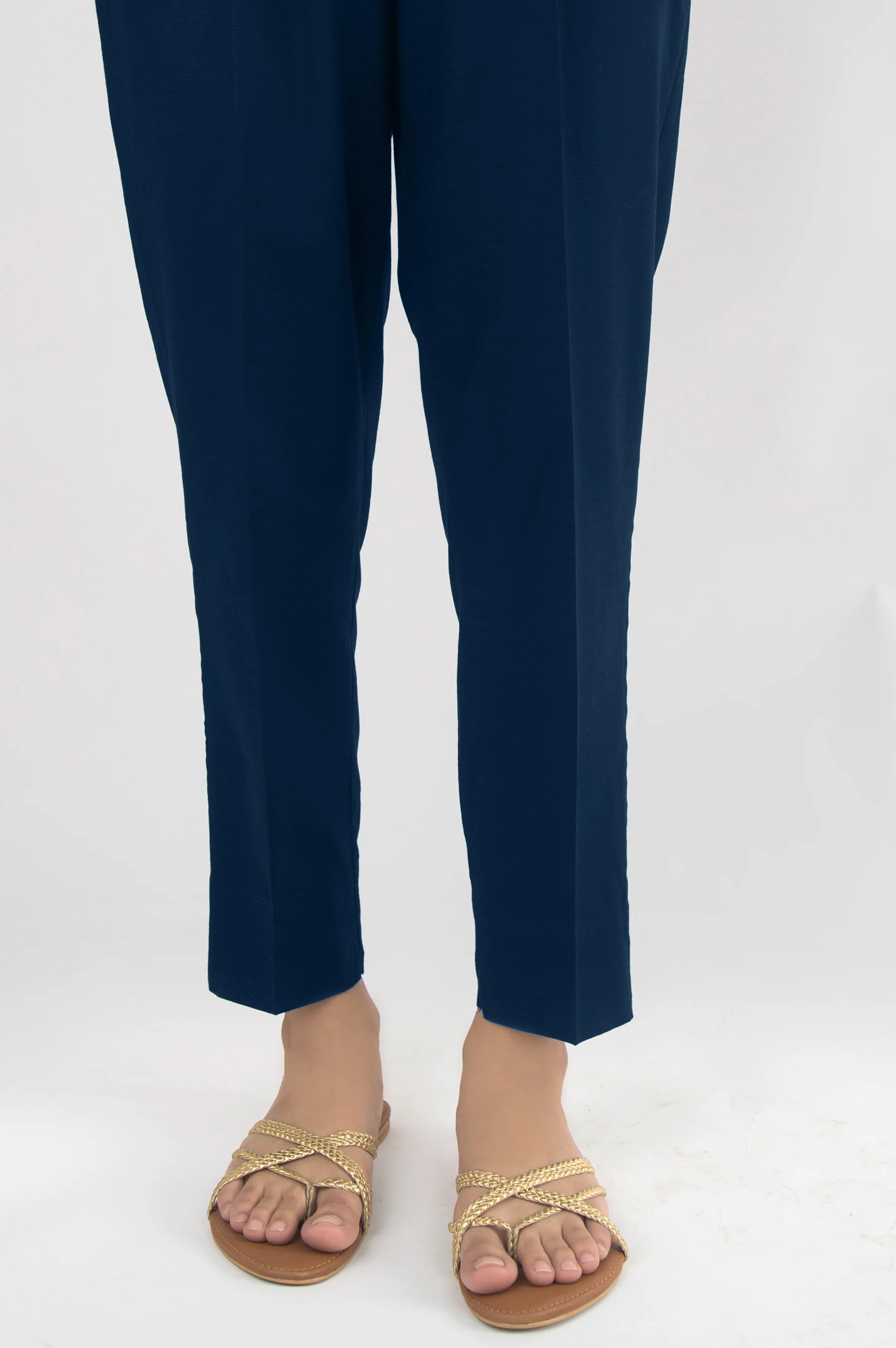 Unstitched Cambric Bottom - Navy