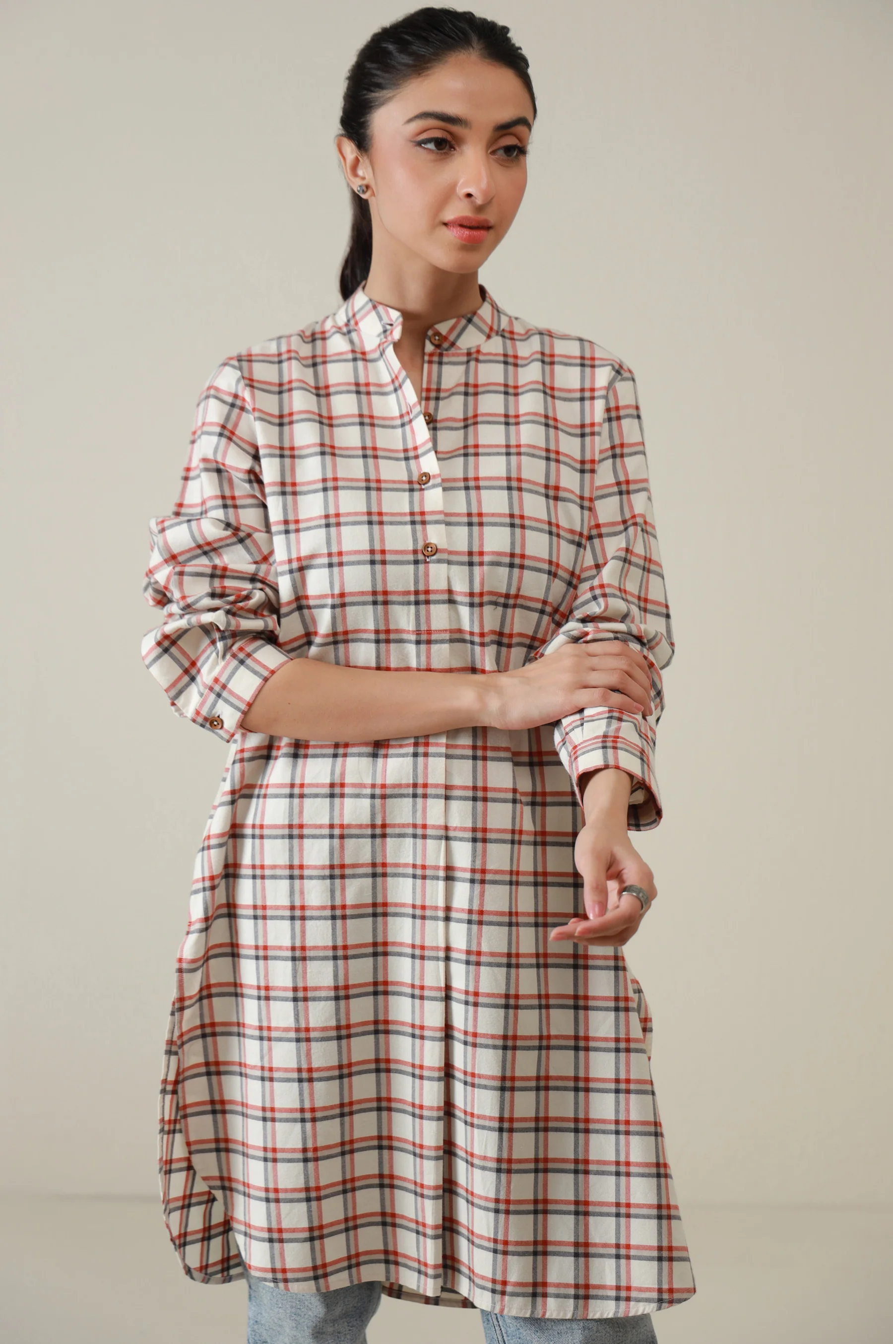 Western Top - Red/White