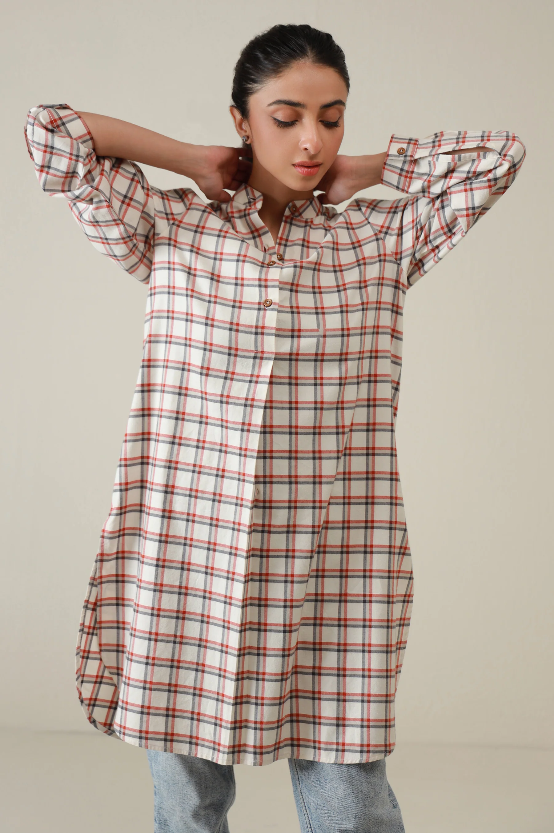 Western Top - Red/White - Image 4