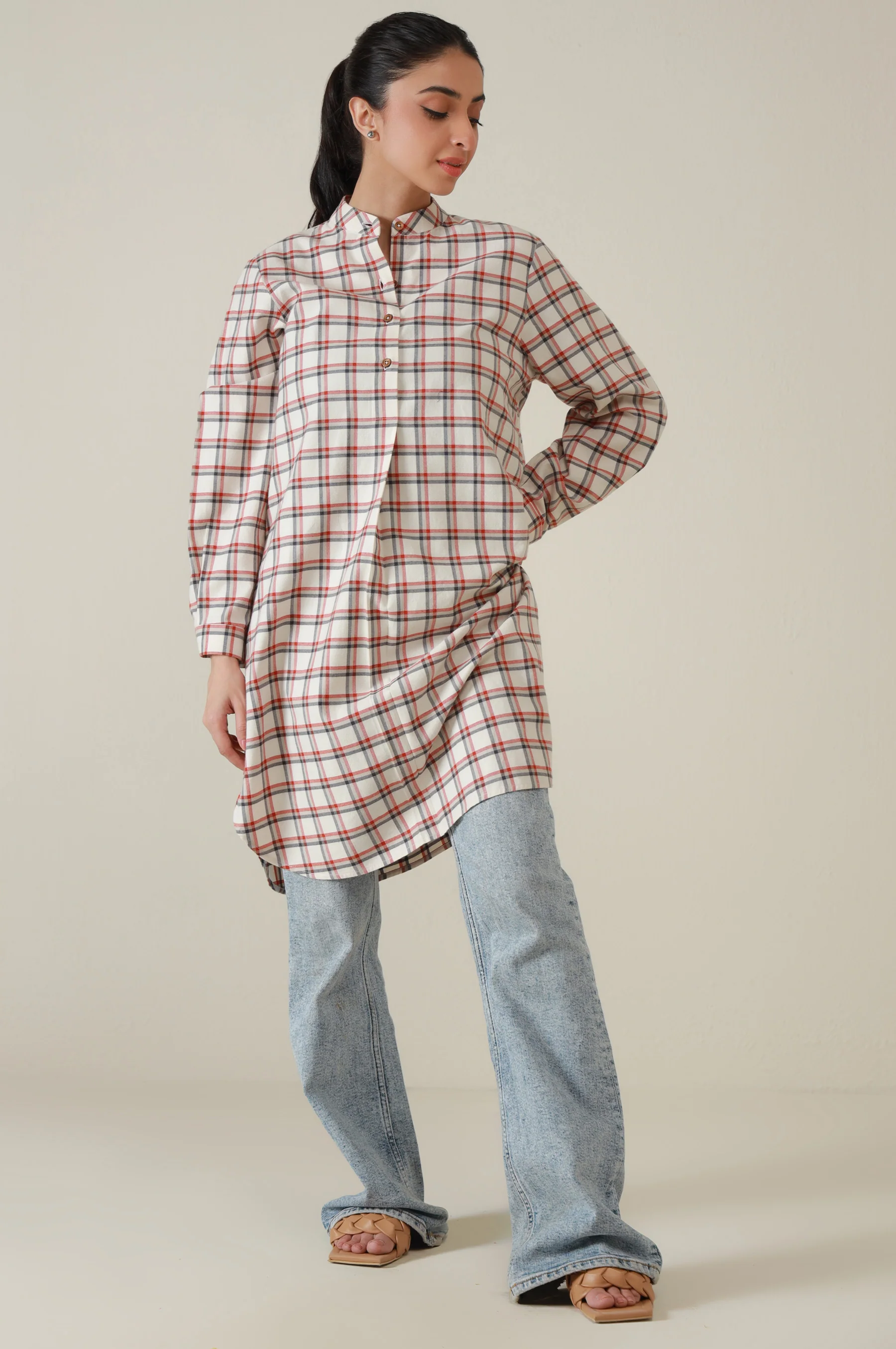 Western Top - Red/White - Image 5