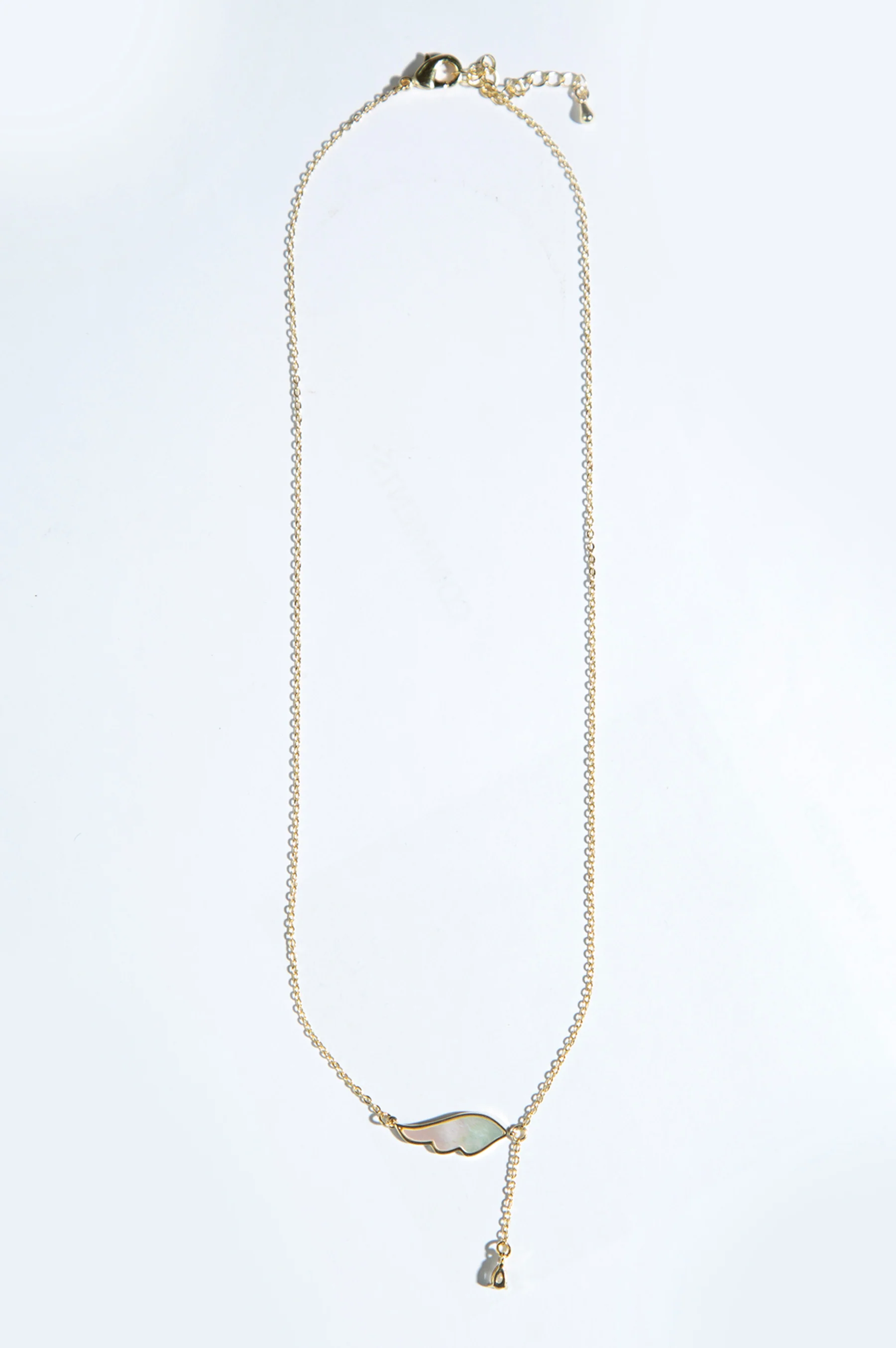 White CZ Pearl Locket With Chain - Image 4