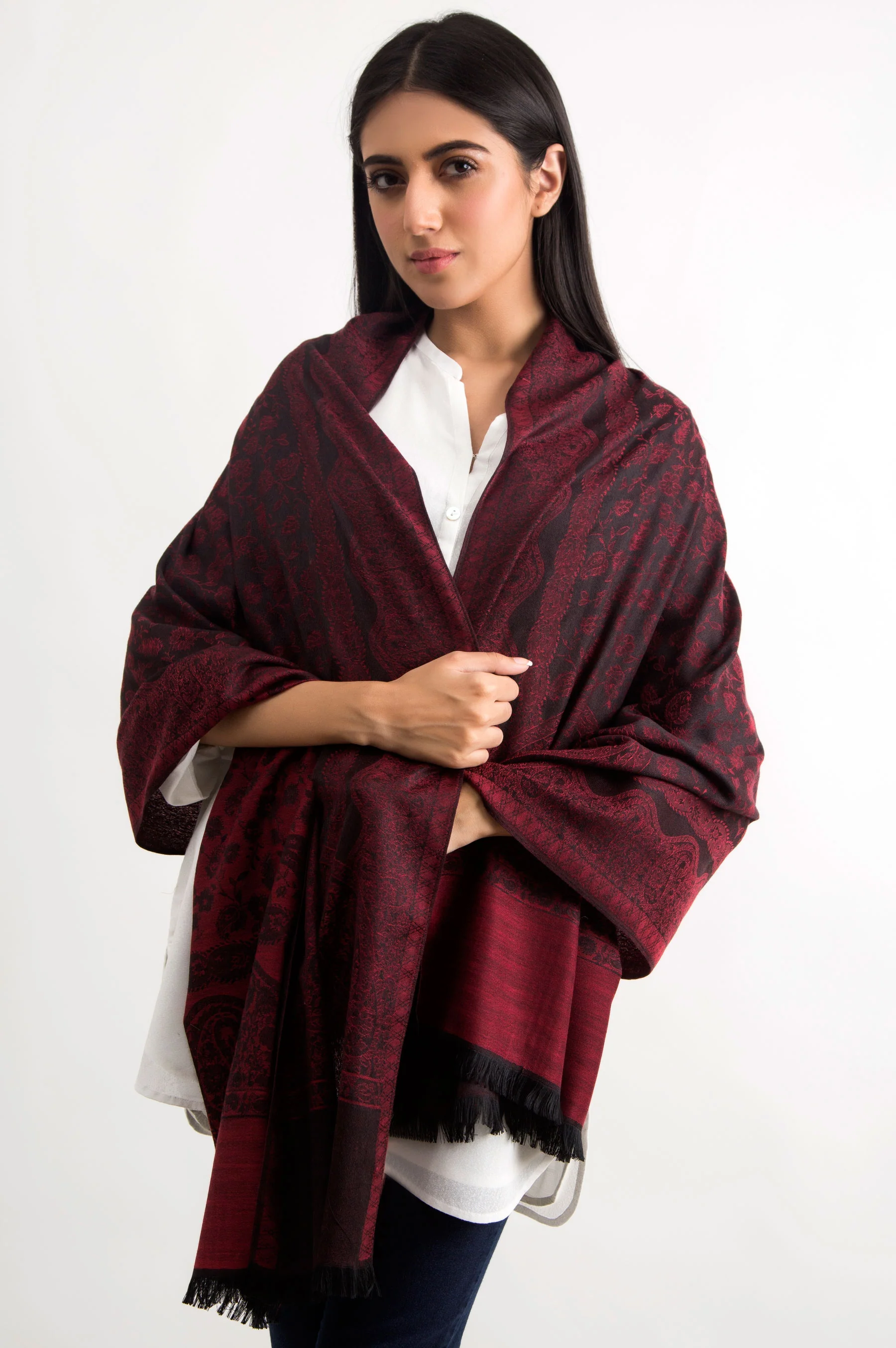 Woven Paisley Scarf