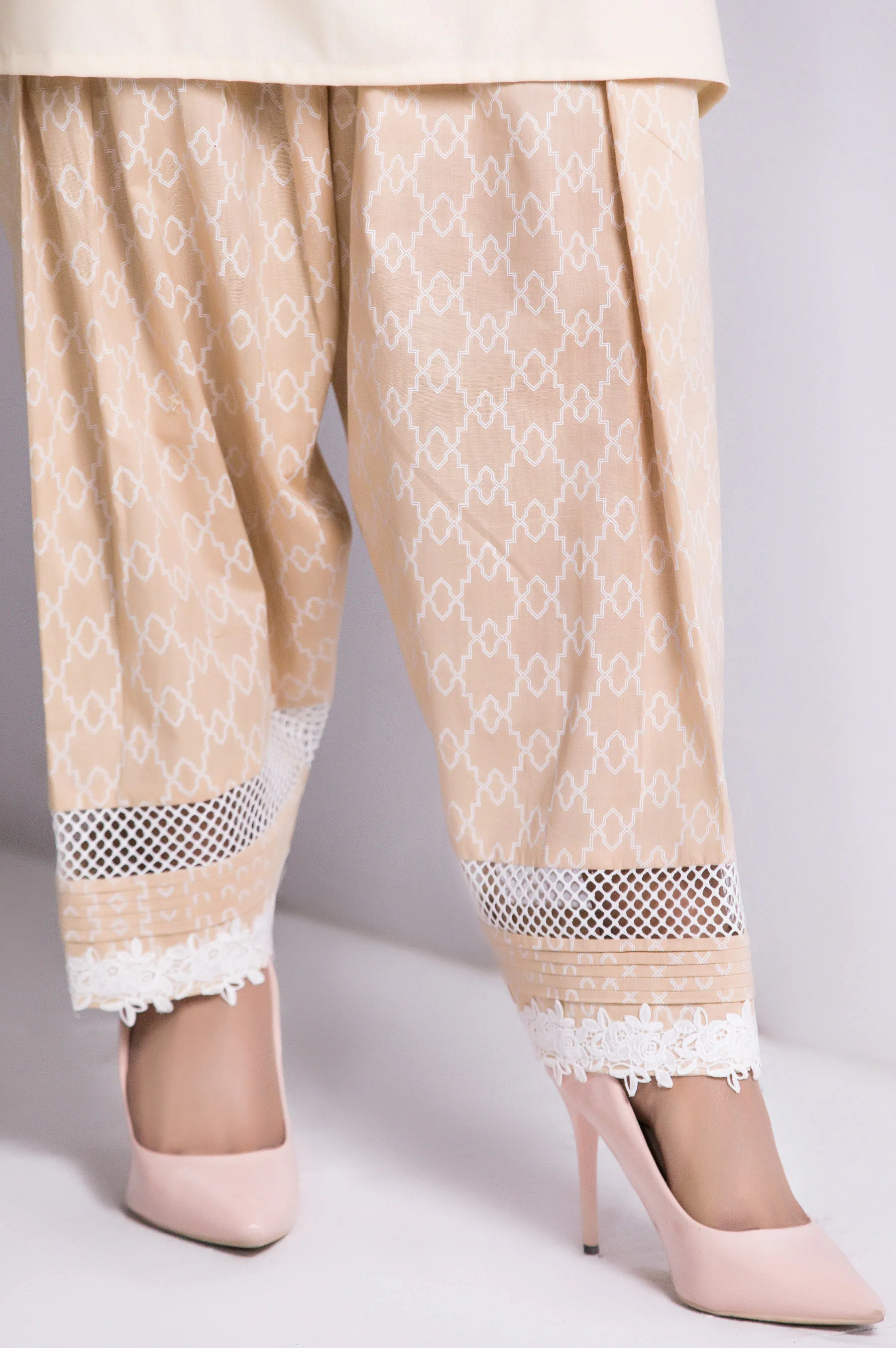 Zeen Beige Paste Shalwar
