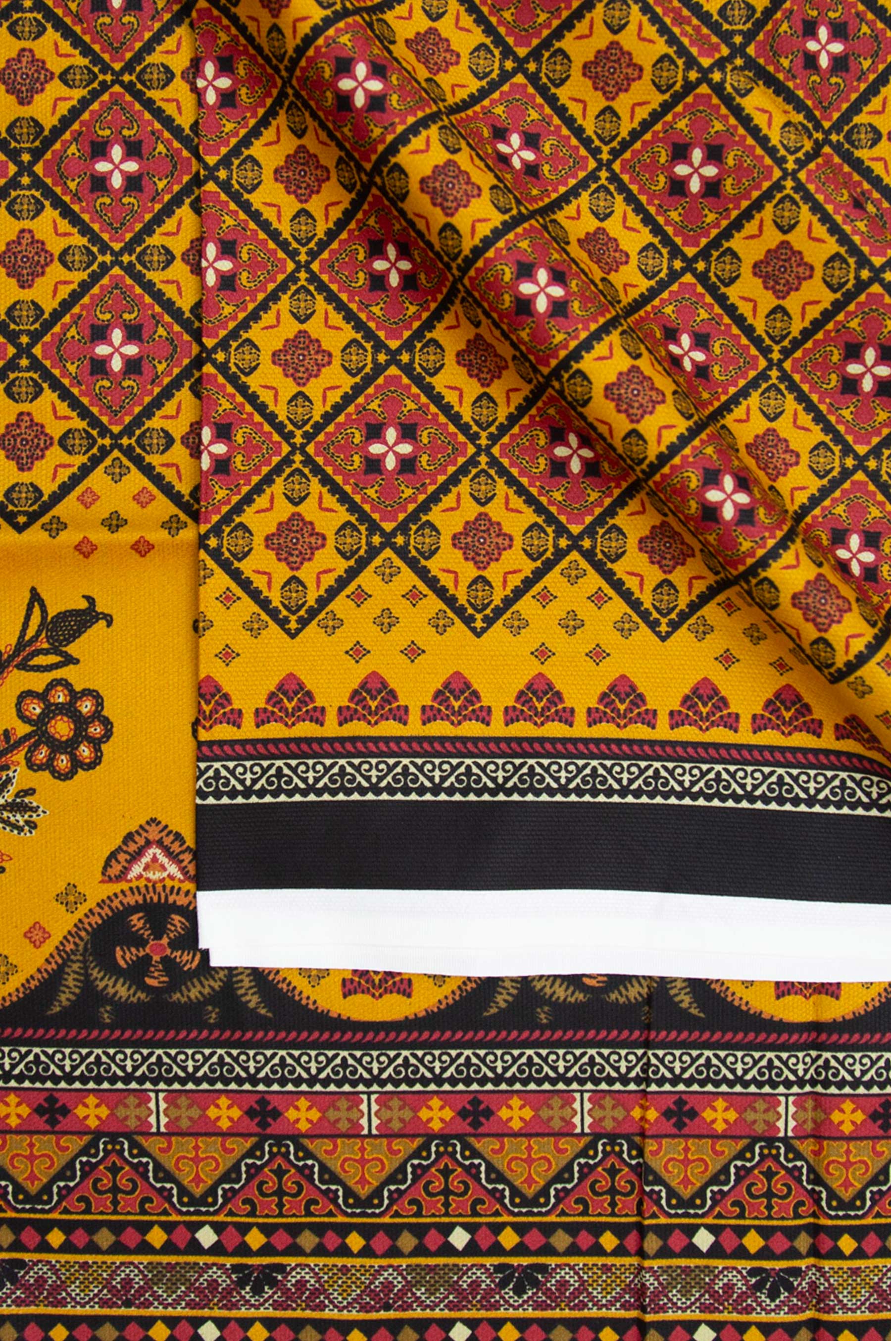 Printed Cottel Dupatta - Chrome - Image 2