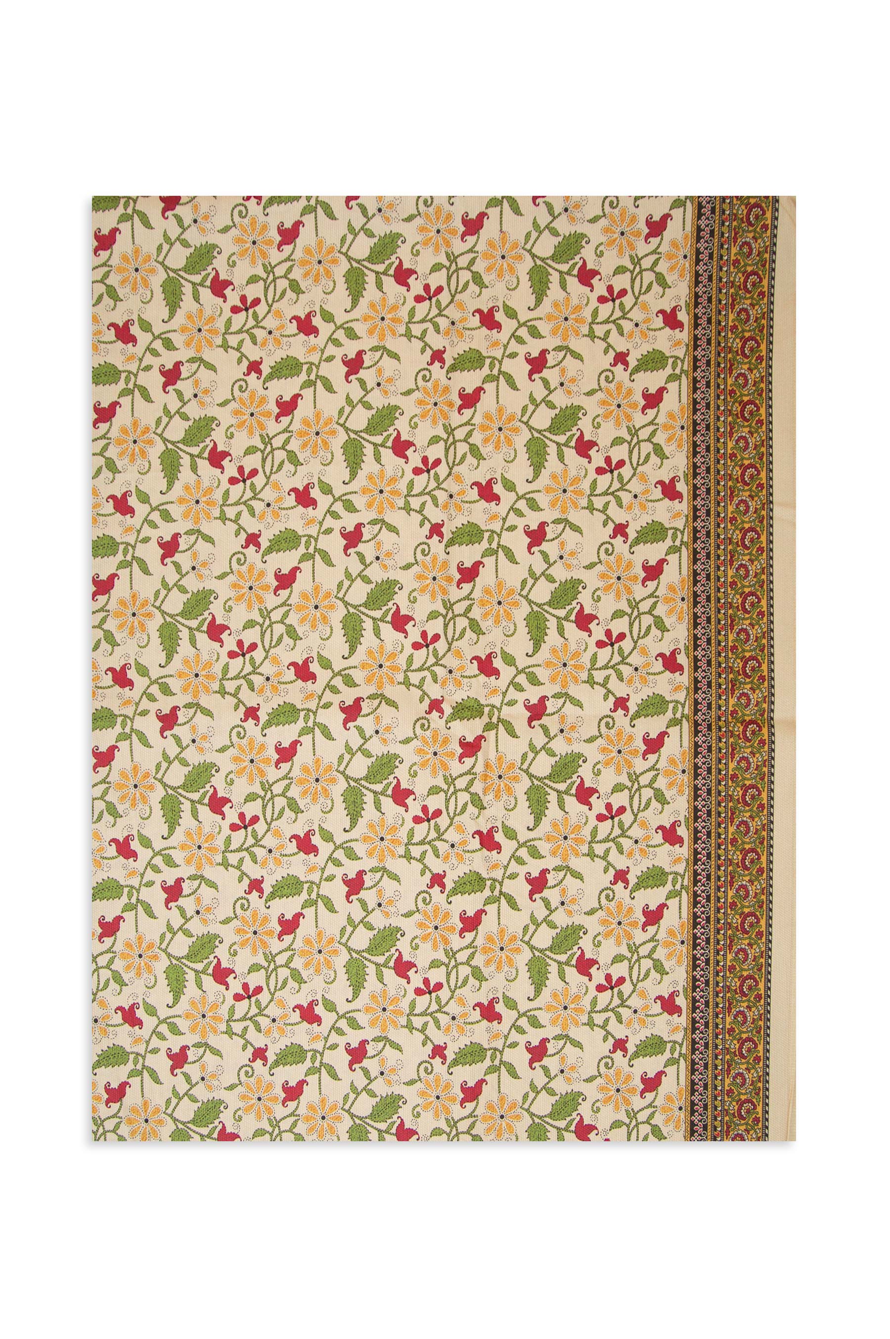Printed Cottel Dupatta - Off White - Image 3