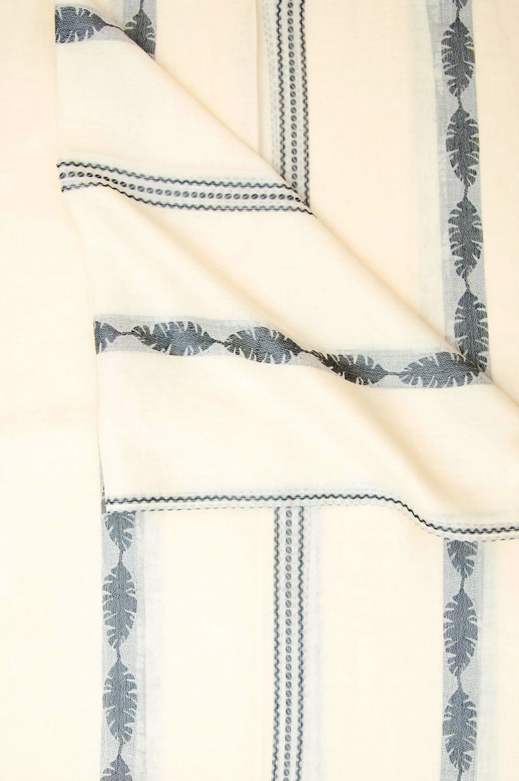 Printed Jacquard Dupatta - Off White