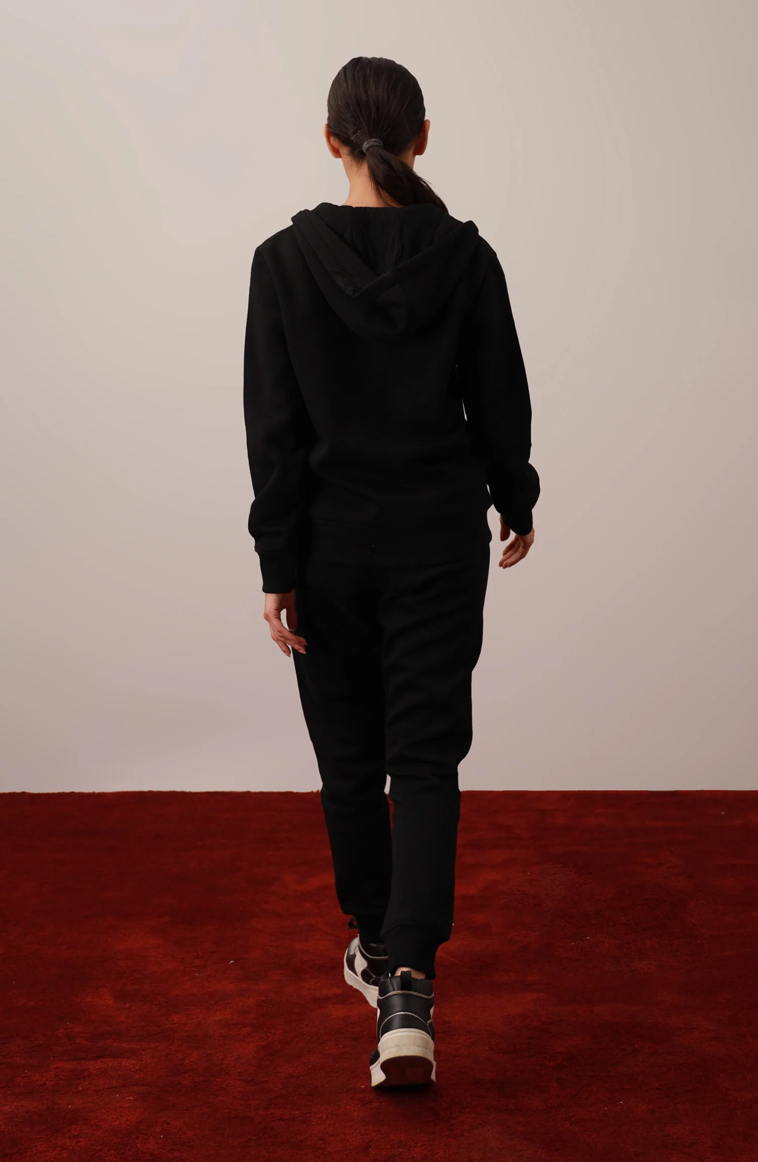 Black Zipper Hoodie - Image 5